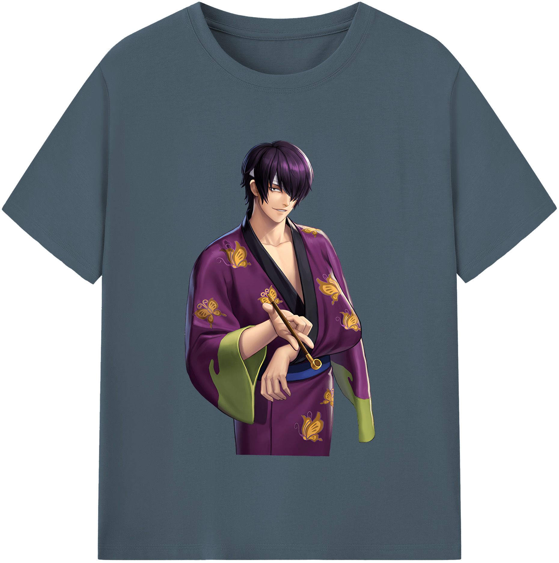 （画像用） ぎんたま 坂田銀時（さかたぎんとき） 神楽 志村新八（しむら しんぱち） GINTAMA Sakata Gintoki Kagura Shimura Shinpachi 綿100％半袖Tシャツ（フロントプリント）